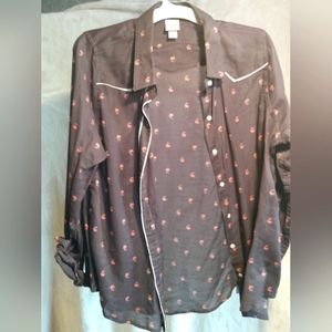 Button Down Floral Shirt